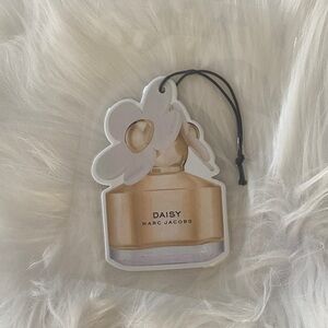 Hanging car  Air Freshener - White & Gold new sealed in plastic
